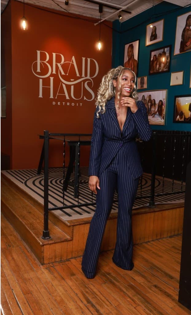 Alisa Smith, founder and CEO of Braid Haus Detroit